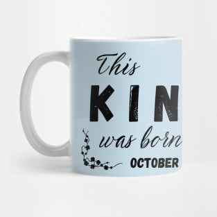 King born in october Mug